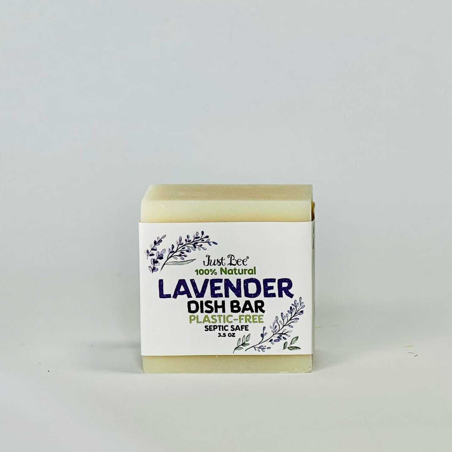 Lavender Dish Bar - Plastic Free by Just Bee