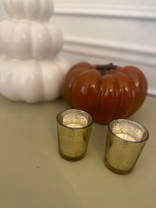Decorative Votive Candle & Holder